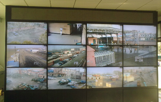 石家庄某企业LCD液晶拼接屏幕